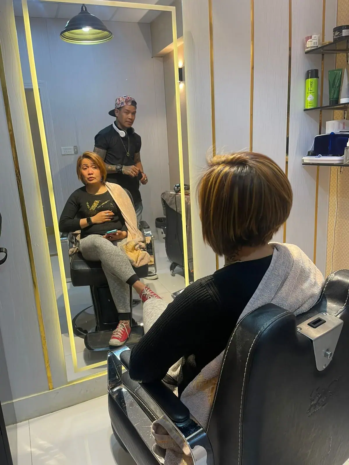 Real client look at House of Salons F-10 (Unisex), F-10 Markaz, Islamabad