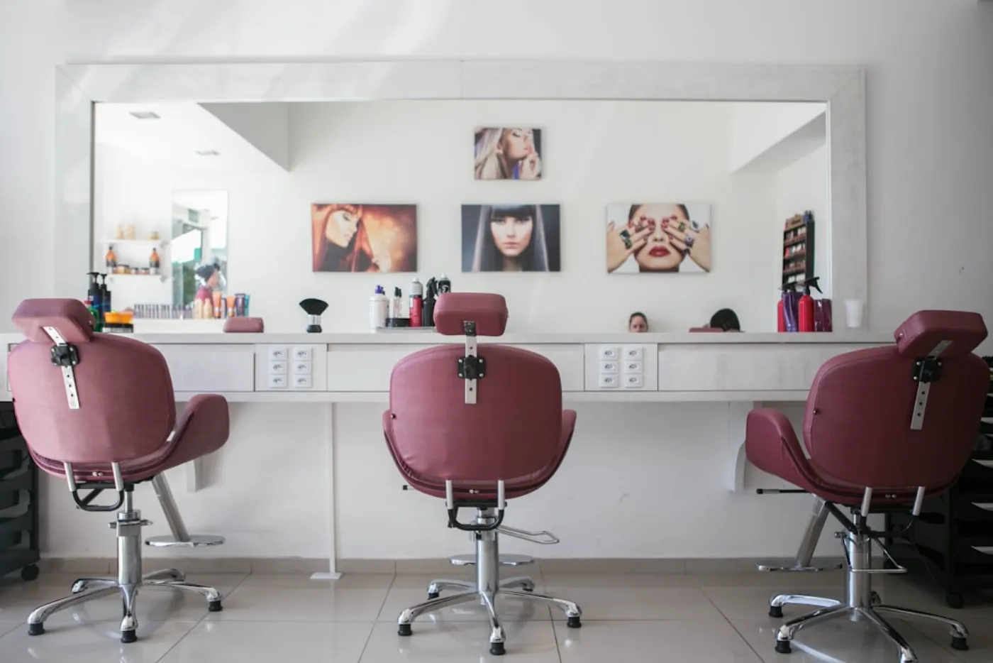 Long, healthy, flowing hair after a professional treatment