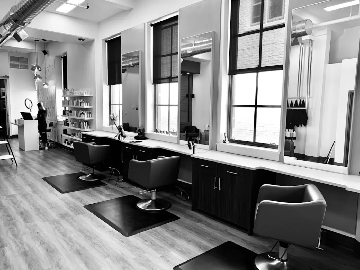 Scalp detox treatment in a luxury salon