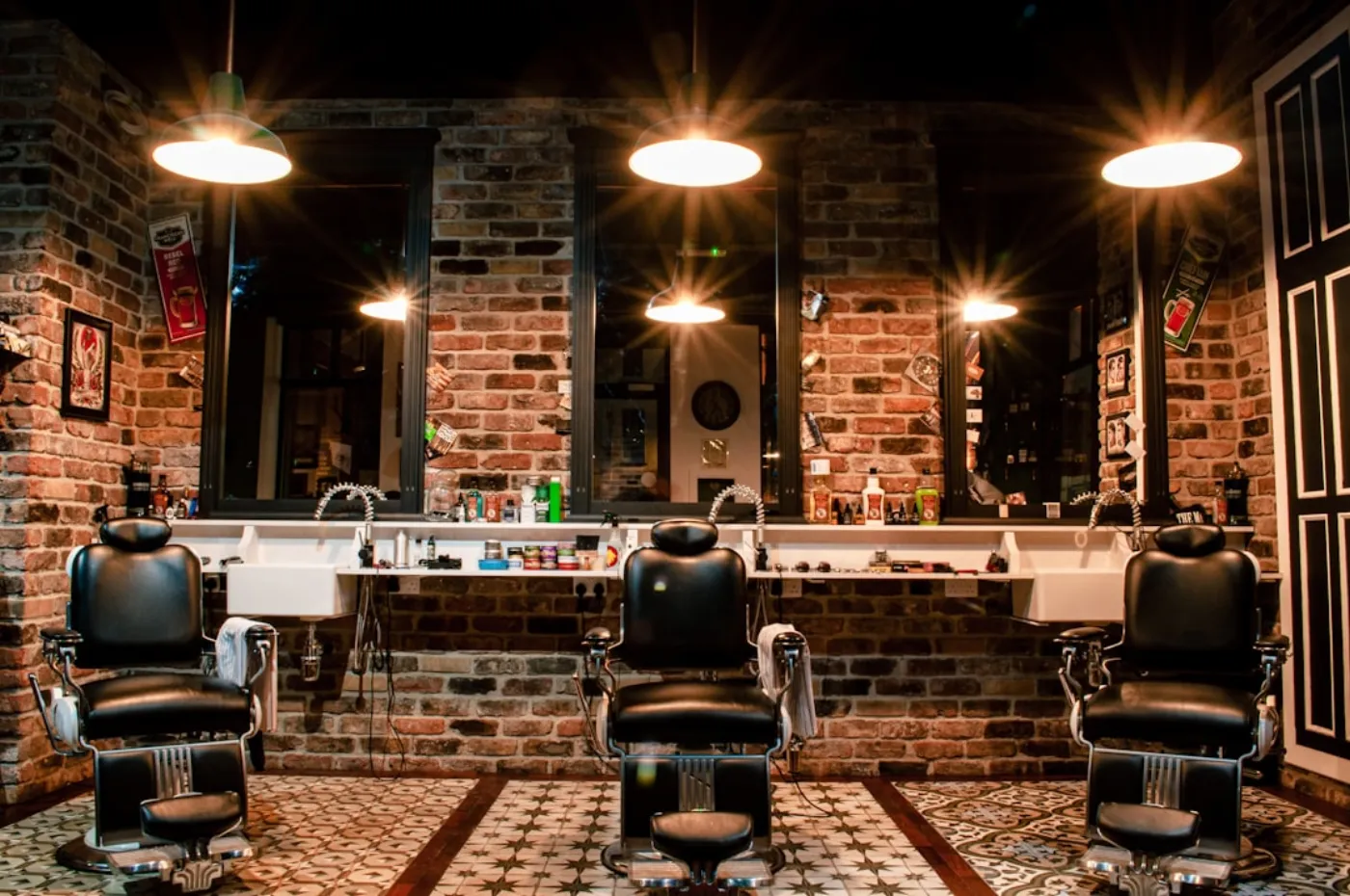 Modern men grooming session at a salon