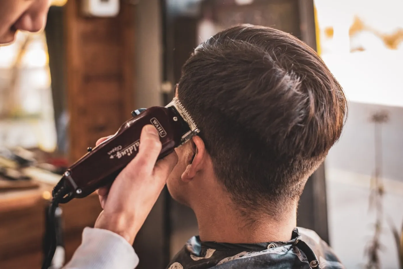 Man with a fresh, short haircut perfect for summer
