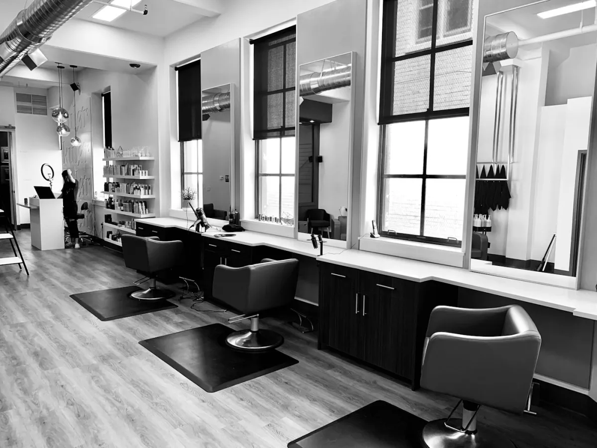 The calm, professional environment of a House of Salons studio